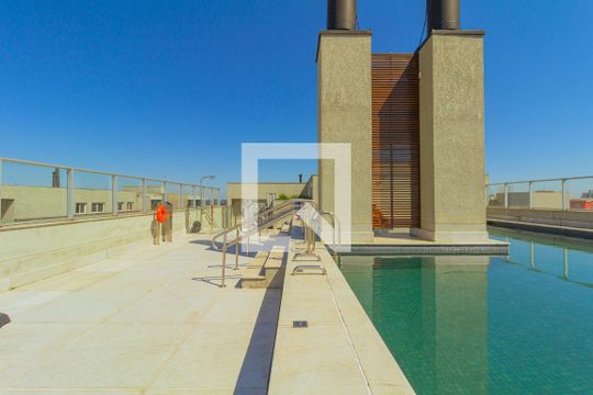 Área comum - Piscina de kitnet/studio à venda com 1 quarto, 40m² em Marechal Rondon, Canoas