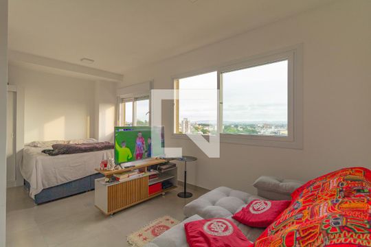 Sala de kitnet/studio à venda com 1 quarto, 40m² em Marechal Rondon, Canoas
