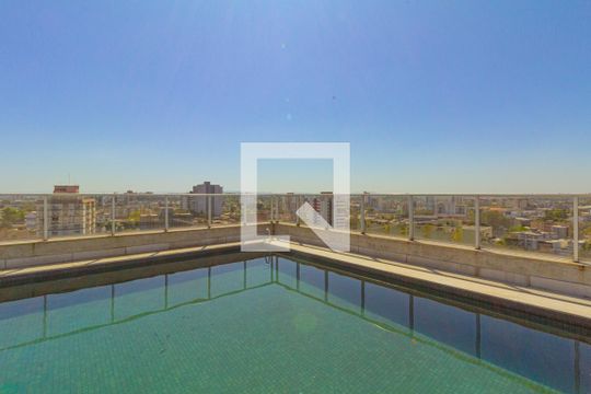 Área comum - Piscina de kitnet/studio à venda com 1 quarto, 40m² em Marechal Rondon, Canoas