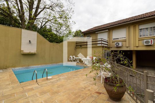 Área comum - Piscina de casa de condomínio à venda com 3 quartos, 161m² em Tristeza, Porto Alegre
