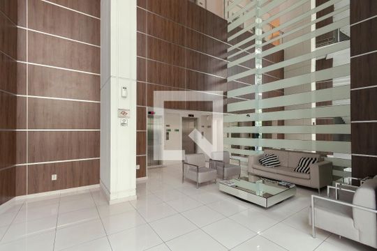Hall de Entrada de apartamento à venda com 1 quarto, 49m² em Campo Belo, São Paulo
