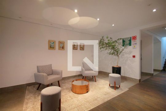 Área comum - Hall de apartamento à venda com 1 quarto, 55m² em Boa Viagem, Belo Horizonte