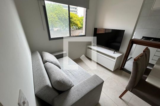 Sala de apartamento para alugar com 1 quarto, 30m² em Várzea da Barra Funda, São Paulo