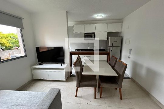 Sala de apartamento para alugar com 1 quarto, 30m² em Várzea da Barra Funda, São Paulo