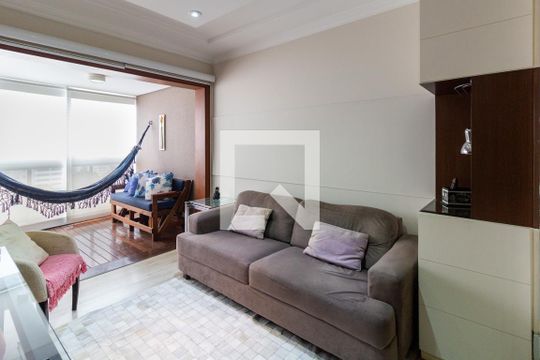 Sala de apartamento para alugar com 3 quartos, 77m² em Perdizes, São Paulo