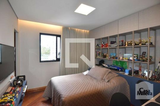 Quarto 1 de apartamento à venda com 4 quartos, 216m² em Belvedere, Belo Horizonte