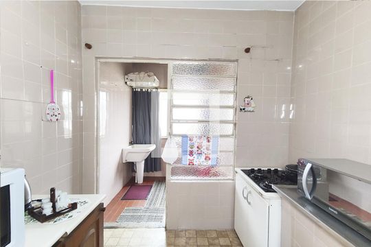 Cozinha e Área de Serviço de apartamento para alugar com 1 quarto, 54m² em Rio Branco, São Leopoldo