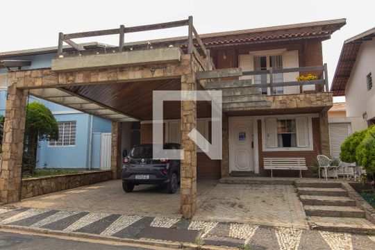 Fachada de casa de condomínio à venda com 4 quartos, 362m² em Jardim Boa Esperança, Campinas