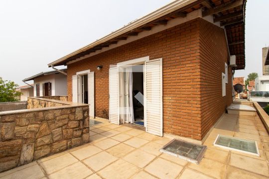 Varanda de casa de condomínio à venda com 4 quartos, 362m² em Jardim Boa Esperança, Campinas