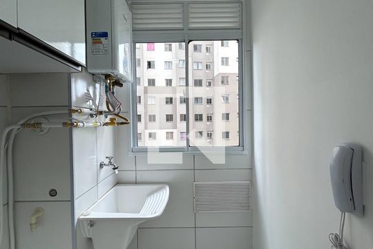 Área de Serviço de apartamento para alugar com 2 quartos, 36m² em Usina Piratininga, São Paulo