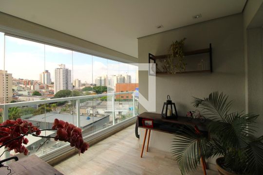 Sala / Cozinha - Varanda de apartamento à venda com 2 quartos, 64m² em Jardim São Paulo(zona Norte), São Paulo