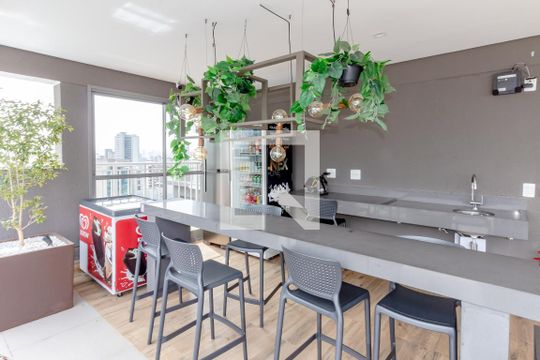 Área comum - Solarium de apartamento para alugar com 1 quarto, 38m² em Vila Nova Conceição, São Paulo