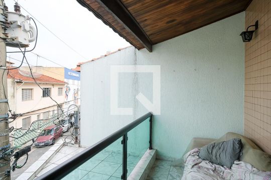 Varanda da suíte 1 de casa à venda com 4 quartos, 232m² em Osvaldo Cruz, São Caetano do Sul