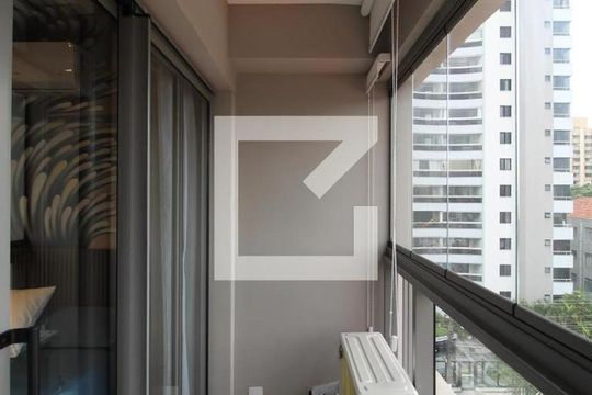 Varanda Studio de kitnet/studio à venda com 1 quarto, 22m² em Indianópolis, São Paulo
