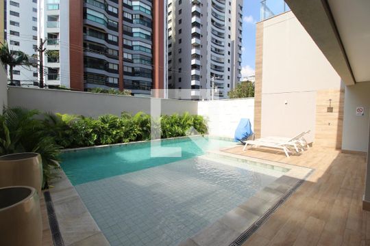 Área Comum - Piscina de kitnet/studio à venda com 1 quarto, 22m² em Indianópolis, São Paulo