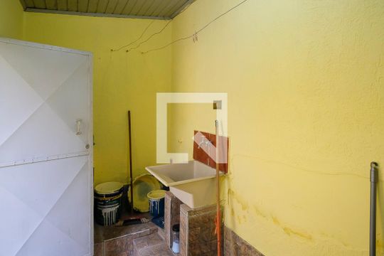 Área de serviço de casa para alugar com 1 quarto, 100m² em Vila Vivaldi, São Bernardo do Campo