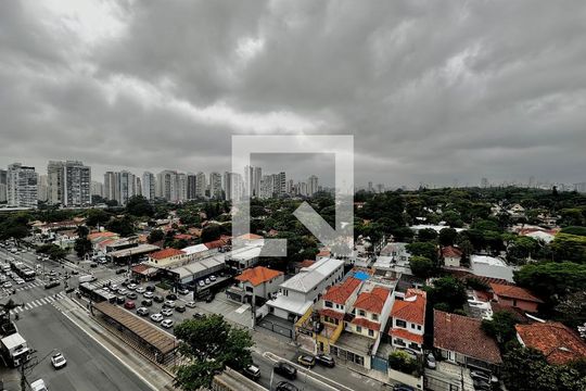 Vista de apartamento à venda com 2 quartos, 66m² em Campo Belo, São Paulo
