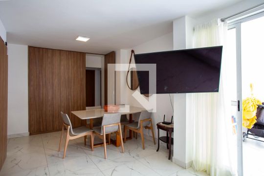 Sala de apartamento à venda com 3 quartos, 398m² em Fernão Dias, Belo Horizonte