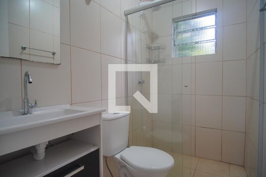 Banheiro de casa para alugar com 2 quartos, 80m² em Ideal, Novo Hamburgo