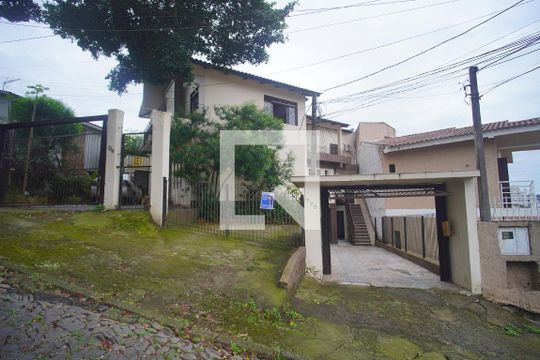 Fachada de casa para alugar com 2 quartos, 80m² em Ideal, Novo Hamburgo