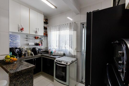 Cozinha de apartamento à venda com 3 quartos, 200m² em Santa Maria, Santo André