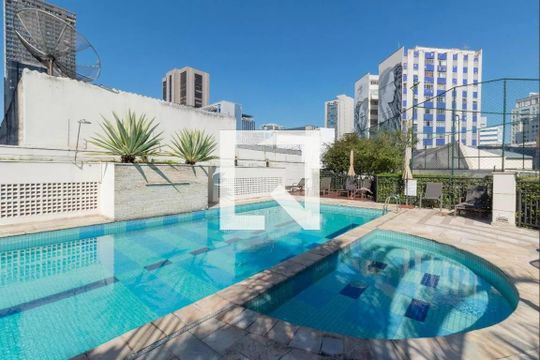 Área comum - Piscina de apartamento à venda com 1 quarto, 123m² em Pinheiros, São Paulo