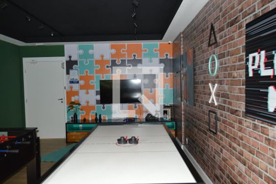 Área comum de kitnet/studio para alugar com 1 quarto, 27m² em Vila Dom Pedro I, São Paulo
