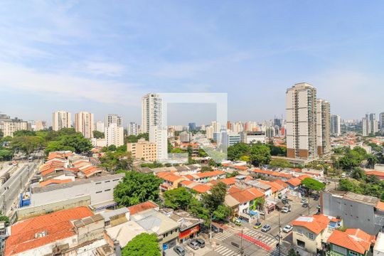 Vista da Varanda de kitnet/studio à venda com 1 quarto, 27m² em Santo Amaro, São Paulo