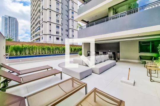Área comum - Piscina de kitnet/studio à venda com 1 quarto, 29m² em Chácara Klabin, São Paulo