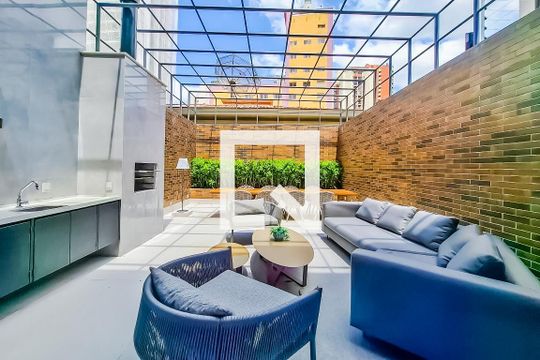 Área comum - Churrasqueira de kitnet/studio à venda com 1 quarto, 29m² em Chácara Klabin, São Paulo