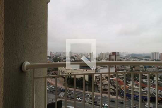 Varanda da Suíte de apartamento para alugar com 2 quartos, 70m² em Vila Alzira, Santo André