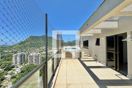 Varanda / Terraço de apartamento à venda com 3 quartos, 161m² em Recreio dos Bandeirantes, Rio de Janeiro