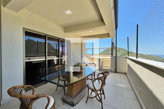 Varanda / Terraço de apartamento à venda com 3 quartos, 161m² em Recreio dos Bandeirantes, Rio de Janeiro