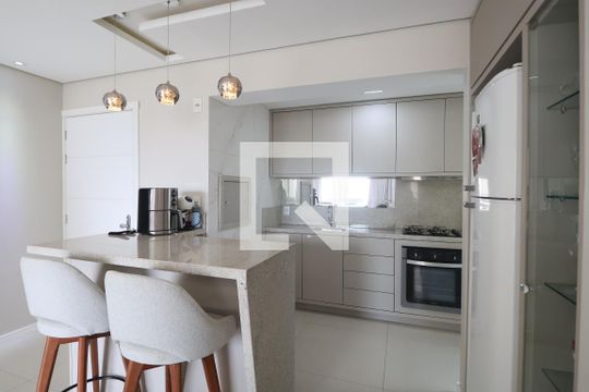 Cozinha de apartamento à venda com 3 quartos, 77m² em Marechal Rondon, Canoas
