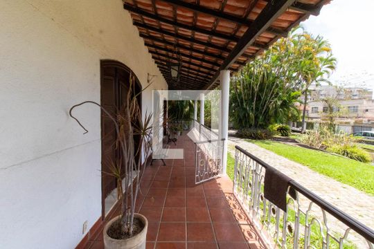 Varanda da Sala de casa à venda com 5 quartos, 1500m² em Matapaca, Niterói