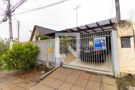 Fachada de casa para alugar com 3 quartos, 110m² em Jardim Cláudia, Pinhais