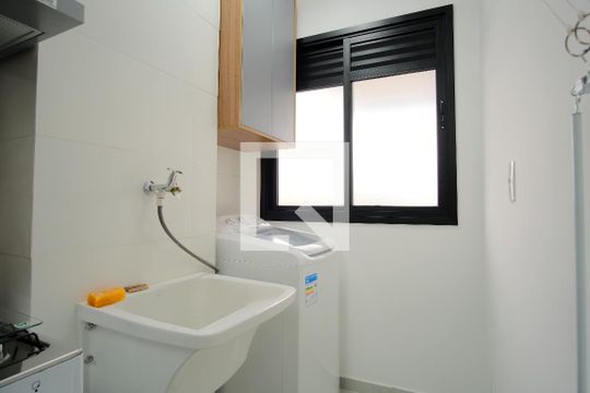 Área de Serviço de kitnet/studio à venda com 1 quarto, 38m² em Parque São Jorge, São Paulo