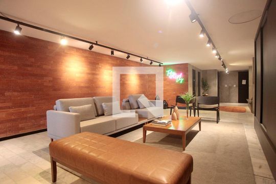 Área Comum - Lounge de kitnet/studio à venda com 1 quarto, 30m² em Centro Histórico, Porto Alegre