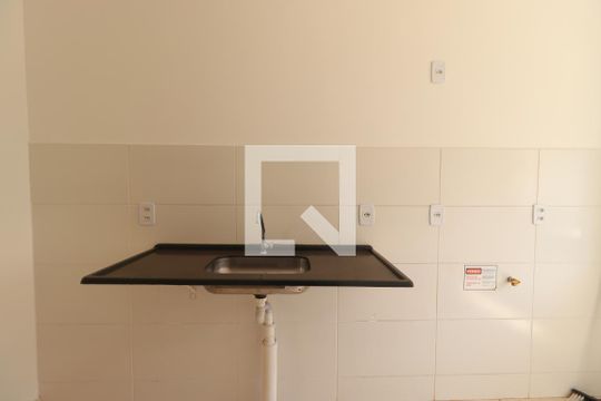 Cozinha de apartamento para alugar com 2 quartos, 43m² em Jardim Diva Tarlá de Carvalho, Ribeirão Preto