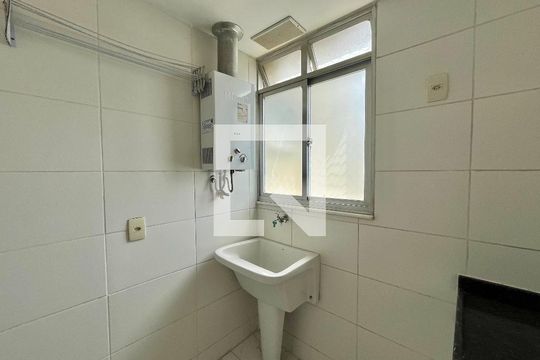 Área de serviço de apartamento para alugar com 1 quarto, 40m² em Taquara, Rio de Janeiro