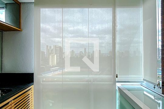 Varanda - Sala de apartamento para alugar com 2 quartos, 56m² em Vila Regente Feijó, São Paulo