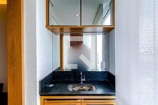 Varanda - Sala de apartamento para alugar com 2 quartos, 56m² em Vila Regente Feijó, São Paulo