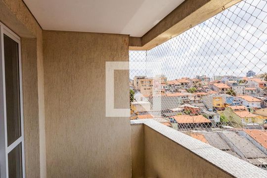Varanda da Sala de apartamento à venda com 2 quartos, 75m² em Vila Camilópolis, Santo André