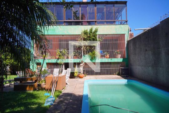 Fachada - Fundos da Casa de casa à venda com 4 quartos, 520m² em Jardim São Pedro, Porto Alegre