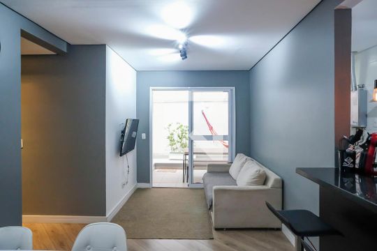 Sala de apartamento para alugar com 2 quartos, 69m² em Santa Maria, São Caetano do Sul