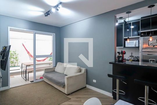 Sala de apartamento para alugar com 2 quartos, 69m² em Santa Maria, São Caetano do Sul