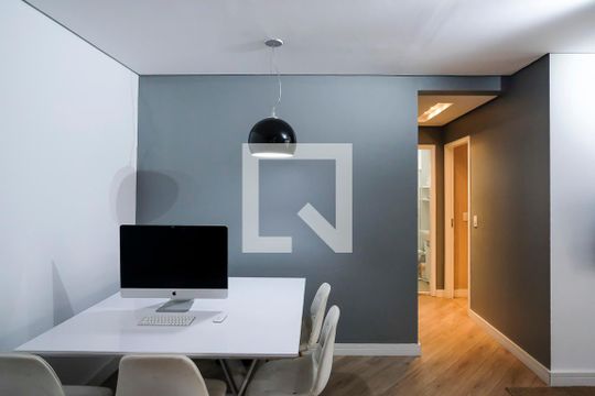 Sala de apartamento para alugar com 2 quartos, 69m² em Santa Maria, São Caetano do Sul