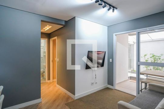 Sala de apartamento para alugar com 2 quartos, 69m² em Santa Maria, São Caetano do Sul