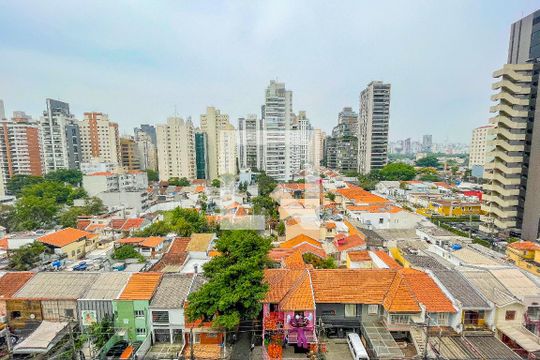 Vista de apartamento à venda com 1 quarto, 108m² em Pinheiros, São Paulo