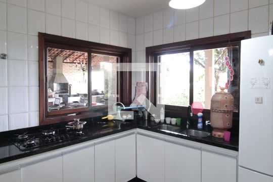 Casa 1 - Cozinha de casa à venda com 3 quartos, 304m² em Garças, Belo Horizonte